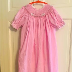 Smocked Bunny dress gingham (6)